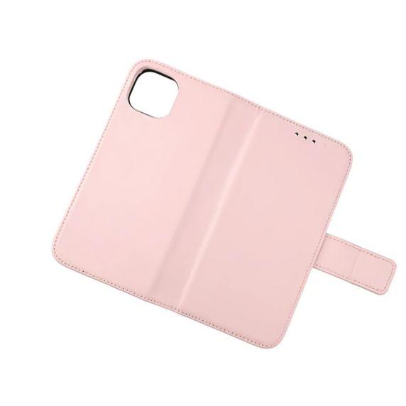 RV Plånboksfodral Genuint Läder - iPhone 12/12 Pro - Rosa