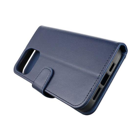 RV Plånboksfodral Extra Kortfack och Stativ - iPhone 13 Pro Max - Blå
