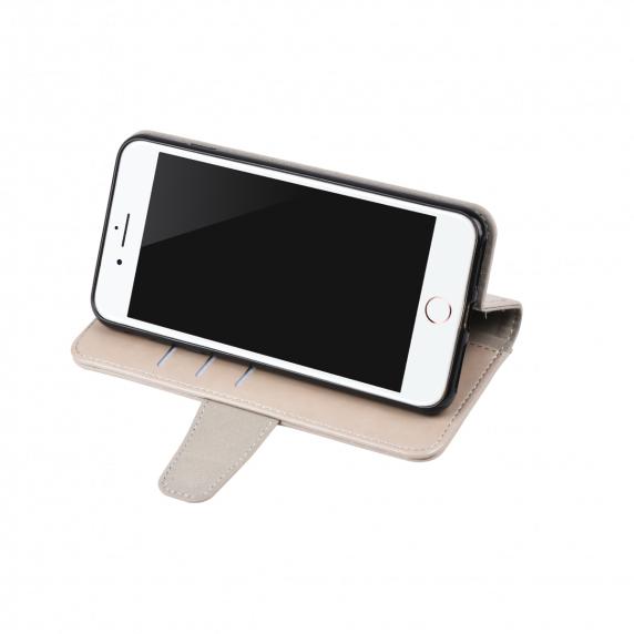 iPhone 11 Plånboksfodral Stativ och extra Kortfack Färg Grå