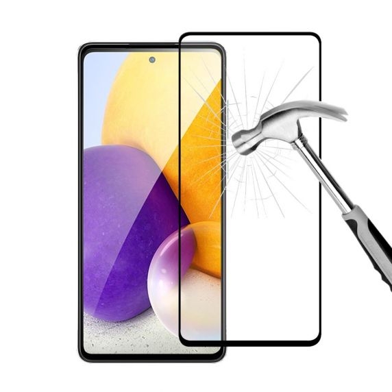 Skärmskydd Samsung A53 5G - 3D Härdat Glas Svart (Miljö)