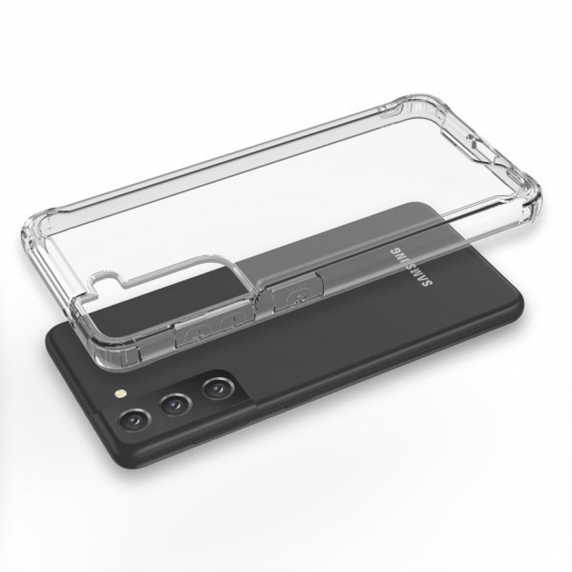 Stöttåligt Mobilskal Samsung Galaxy S21 Plus - Transparent
