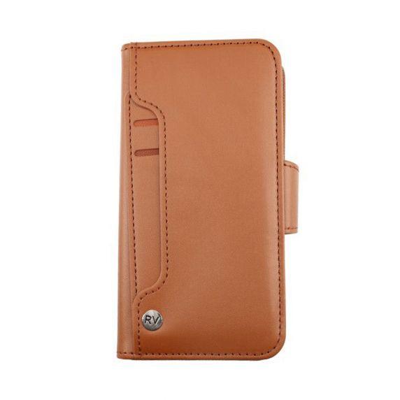 iPhone 12/12 Pro Plånboksfodral Extra Kortfack Rvelon - Guldbrun