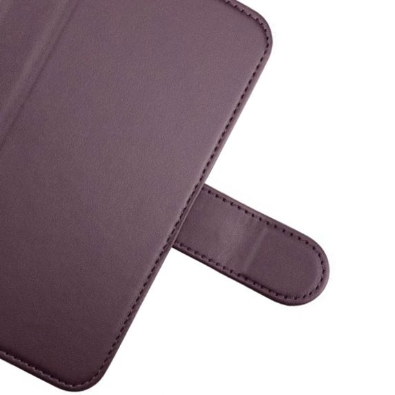 iPhone 12/12 Pro Plånboksfodral Magnet Rvelon - Mörklila