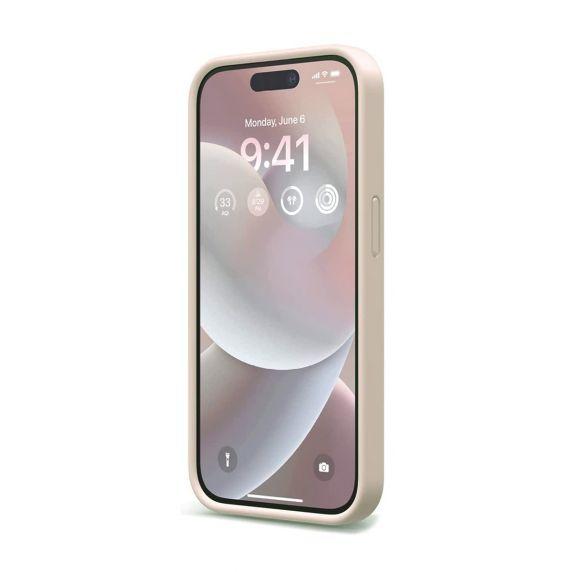 iPhone 14 Pro Max Silikonskal - Sand Rosa