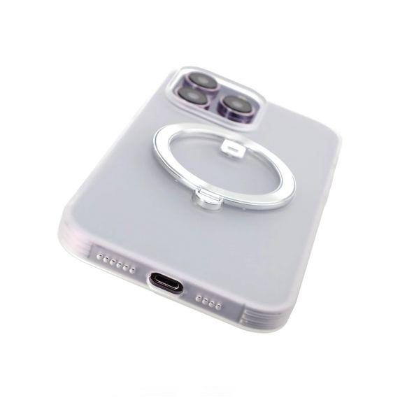 iPhone 14 Pro Max Skal med MagSafe Stativ Rvelon - Vit