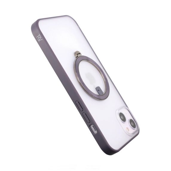 iPhone 14 Skal med MagSafe Stativ Rvelon - Lila