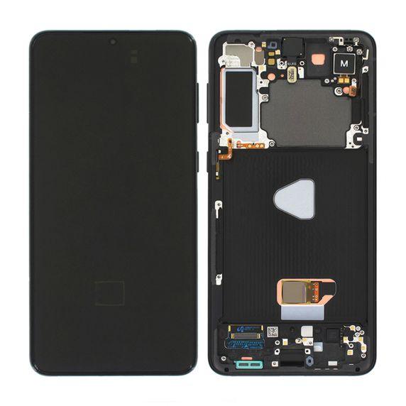 Samsung S21 Plus Skärm med LCD Display Original - Svart