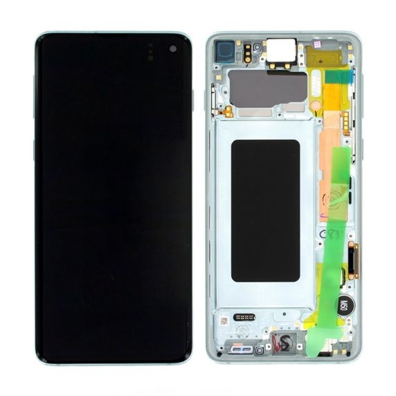 Samsung Galaxy S10 Skärm med LCD Display Original - Grön