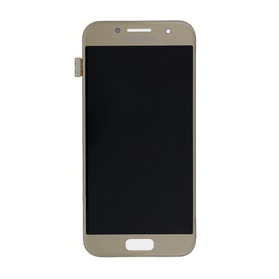 Samsung Galaxy A3 2017 LCD Skärm med Display Original - Guld