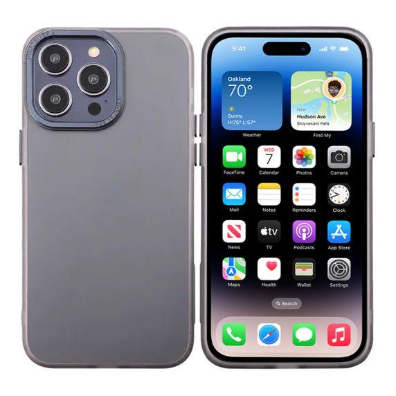 iPhone 14 Pro Max Mobilskal - Frostat Svart