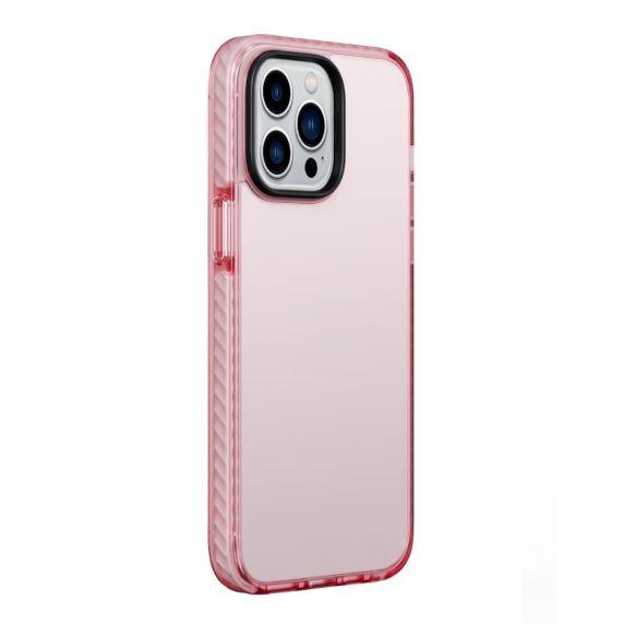 iPhone 14 Pro Stöttåligt TPU Mobilskal - Rosa