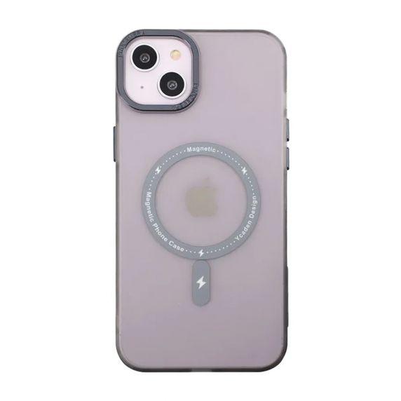 iPhone 14 Plus Mobilskal med MagSafe - Frostat Svart