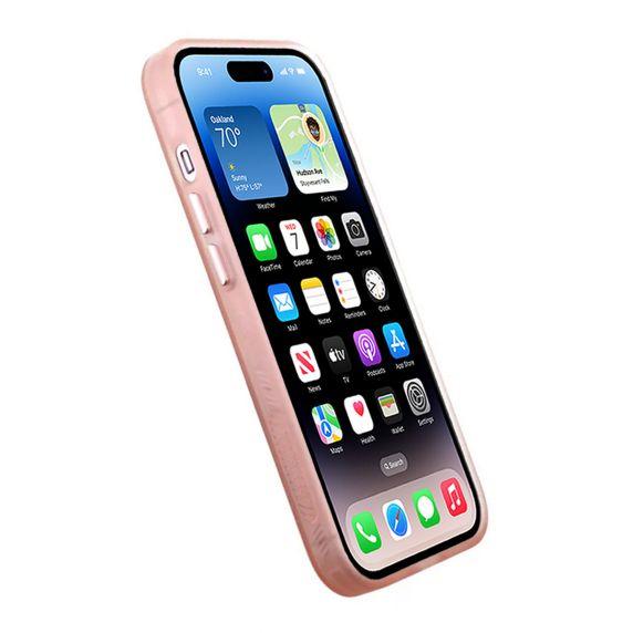 iPhone 14 Mobilskal - Frostat Rosa