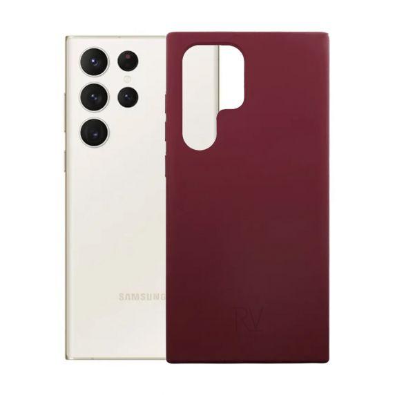 Samsung Galaxy S23 Ultra Silikonskal Rvelon - Röd