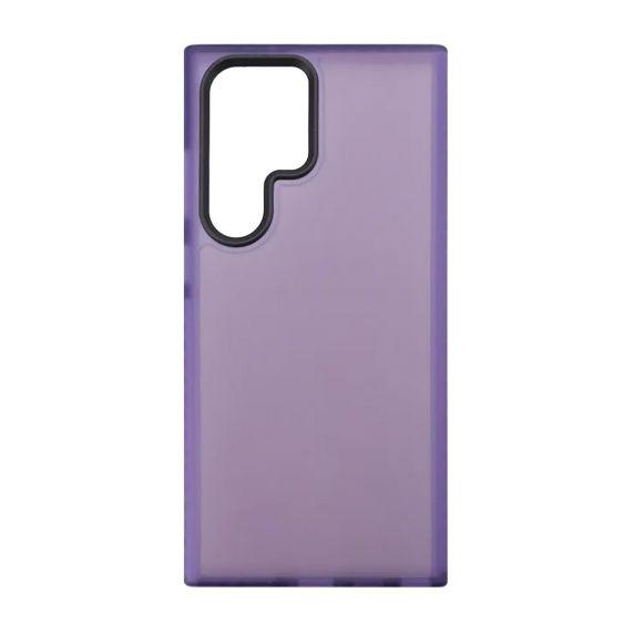 Samsung Galaxy S23 Ultra Stöttåligt TPU Mobilskal - Lila