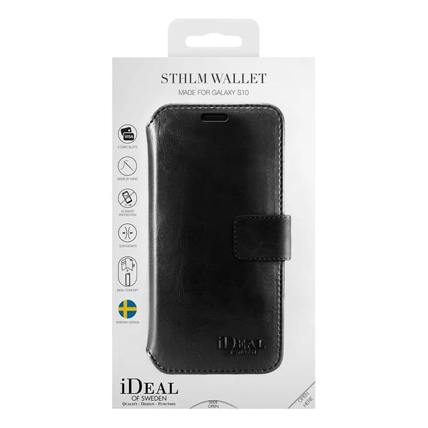 iDeal STHLM Plånboksfodral till Samsung Galaxy S10 - Svart