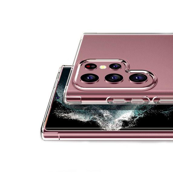 Samsung S22 Ultra Stöttåligt Skal Rvelon - Transparent