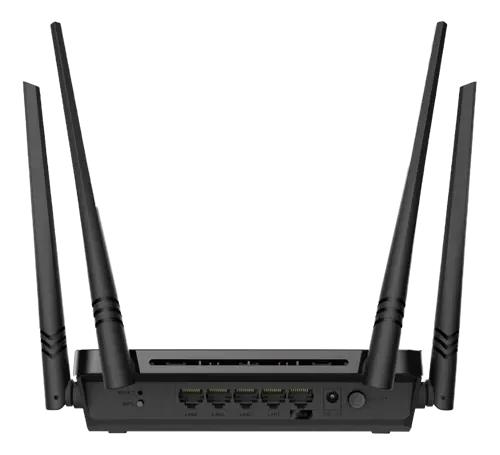 D-Link Trådlös AC1200 Gigabit Router - Svart