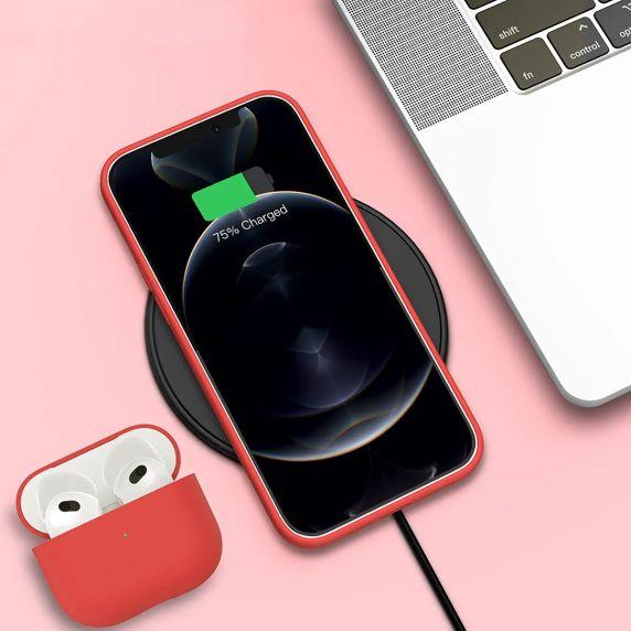 iPhone 13 Pro Skal - Silikon Rosa Rvelon