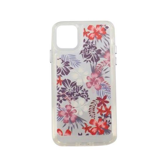 iPhone 11 Mobilskal med motiv - Röda Blommar