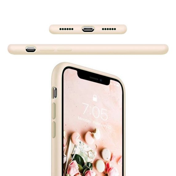 iPhone X/XS Skal - Silikon Beige Rvelon