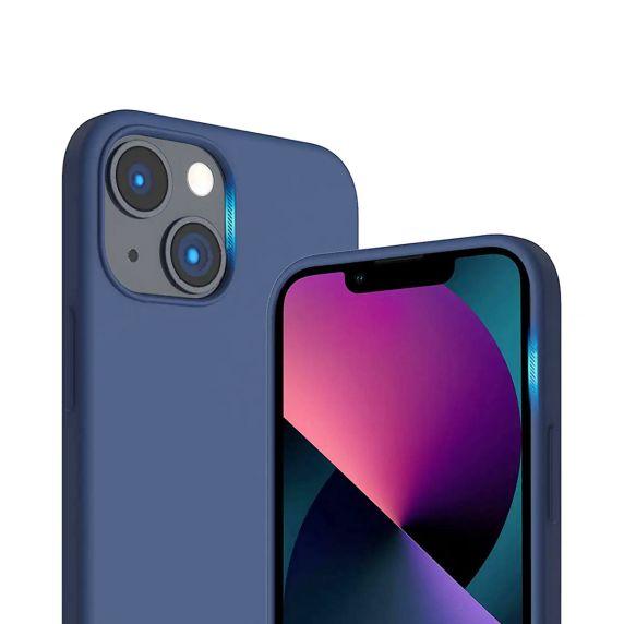 iPhone 15 Plus Mobilskal Silikon Rvelon - Mörkblå
