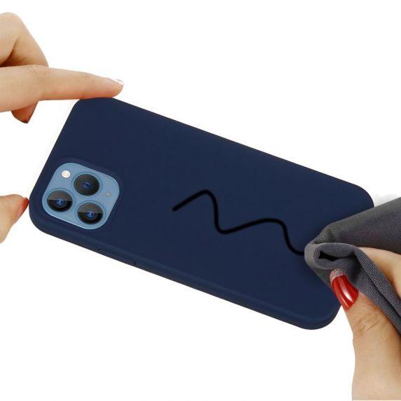 iPhone 15 Pro Max Silikonskal - Blå