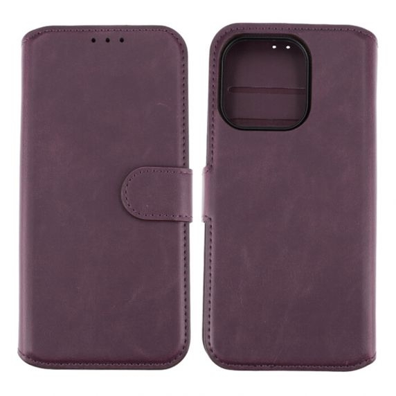 iPhone 15 Pro Plånboksfodral Magnet Rvelon - Lila