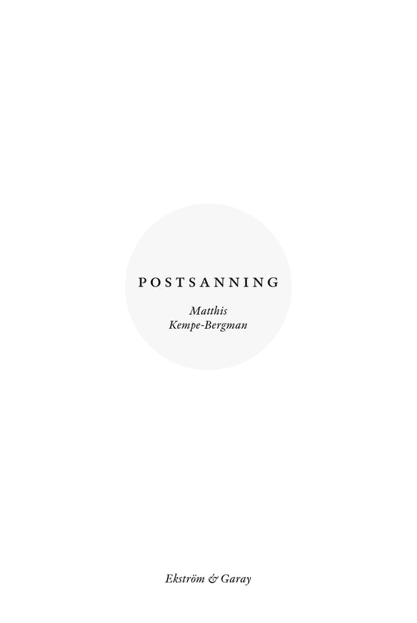 Postsanning 9789189397033