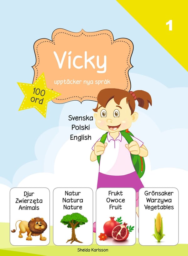 Vicky upptäcker nya språk 1. Polska 9789198271751