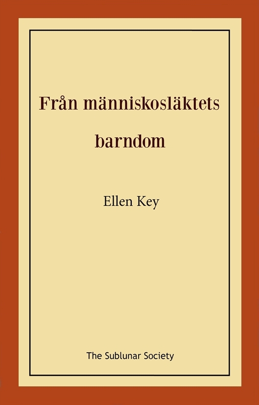 Från människosläktets barndom 9789189235809