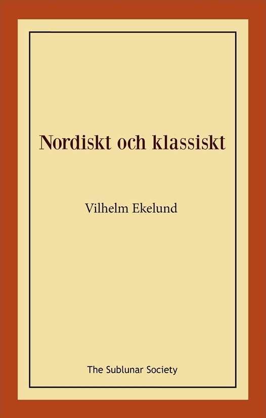 Nordiskt och klassiskt 9789188999771