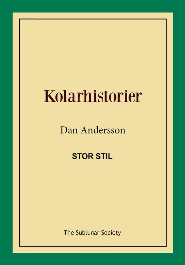Kolarhistorier (stor stil) 9789188221889