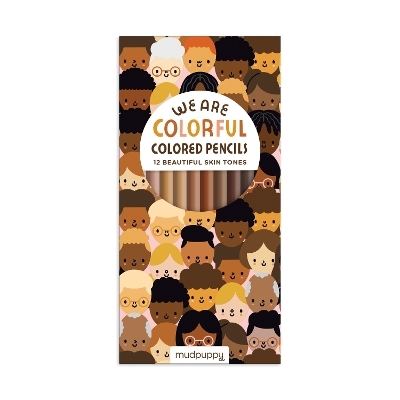 We Are Colorful Skin Tone Colored Pencils 9780735374645