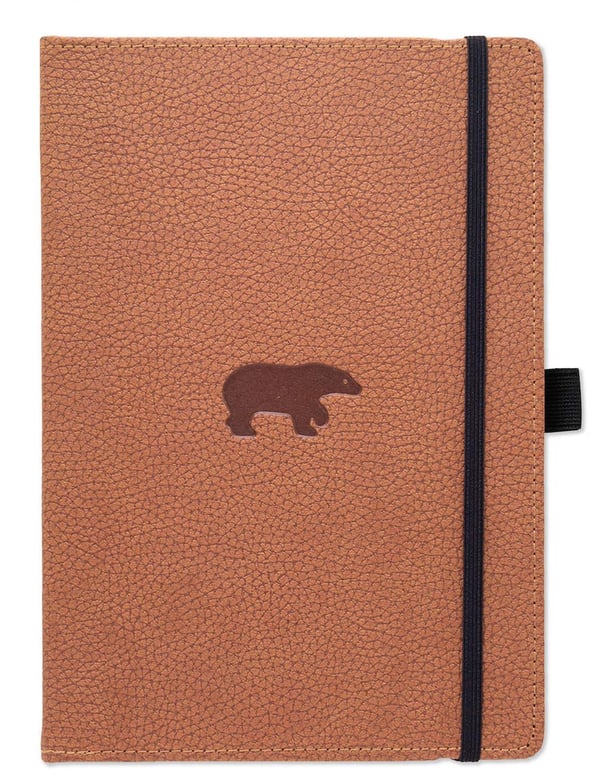 Dingbats* Wildlife A4+ Plain - Brown Bear Notebook 9781913104955