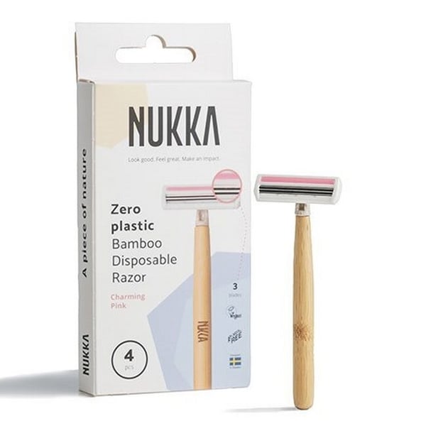 NUKKA engångsrakhyvel, 3-pack, Pink 7350123620009