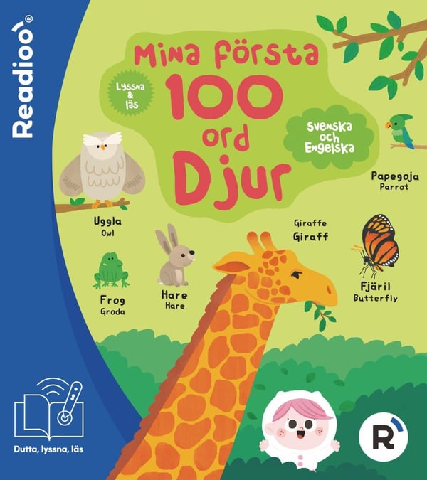 Tvåspråkig bok: Djur (sv/en) — Readioo 9789198925968