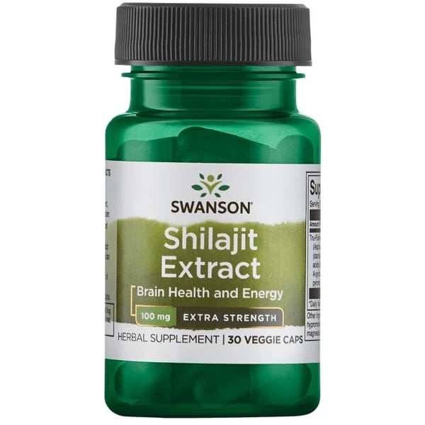 Swanson Super Strong Shilajit Extract – 30 kapslar