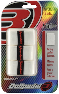 Bullpadel OVERGRIP 3-pack White Bullpadel OVERGRIP 3-pack White