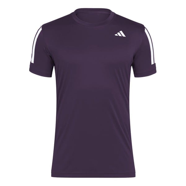 Adidas Club 3-Stripe Climacool Tee Burgundy 2025