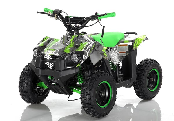 Sadel, mini ATV 49cc / fyrhjuling (AGA-20/ Hummer)  - Blå