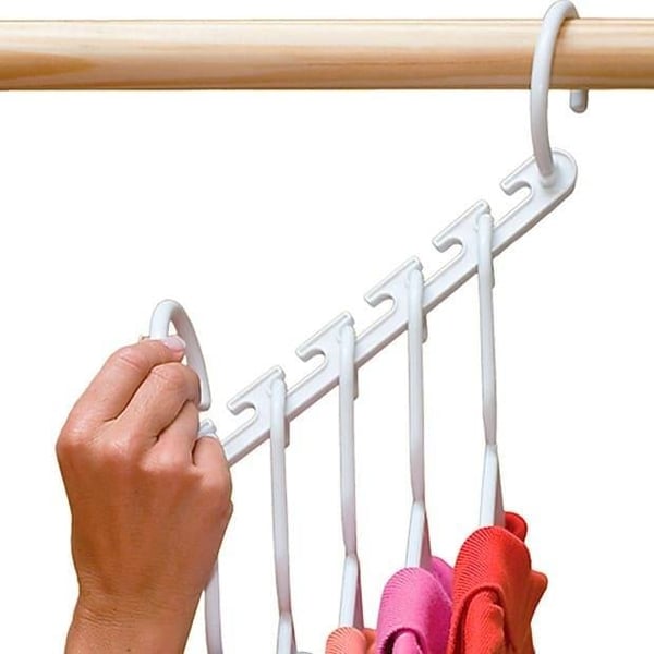 Kleshenger-organisator til 40 stk. plagg (Wonder Hanger – 8 stk. i hver pakke) Kleshenger-organisator til 40 stk. plagg (Wonder Hanger – 8 stk. i hver pakke)