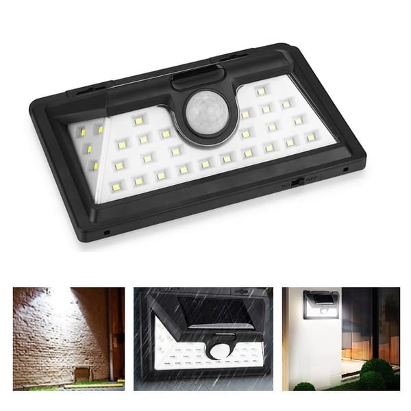 LED solcellevegglampe med sensor LED solcellevegglampe med sensor