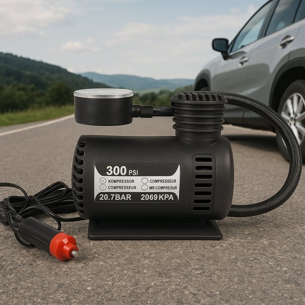 Mini luftkompressor (12V för bil)