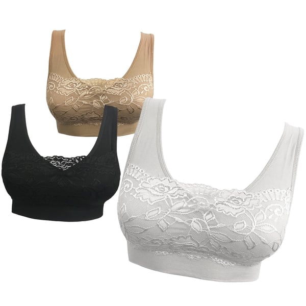 Comfort BH - 3-pack (spets-BH)