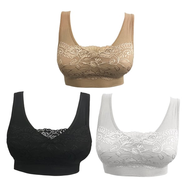 Comfort BH - 3-pack (spets-BH)