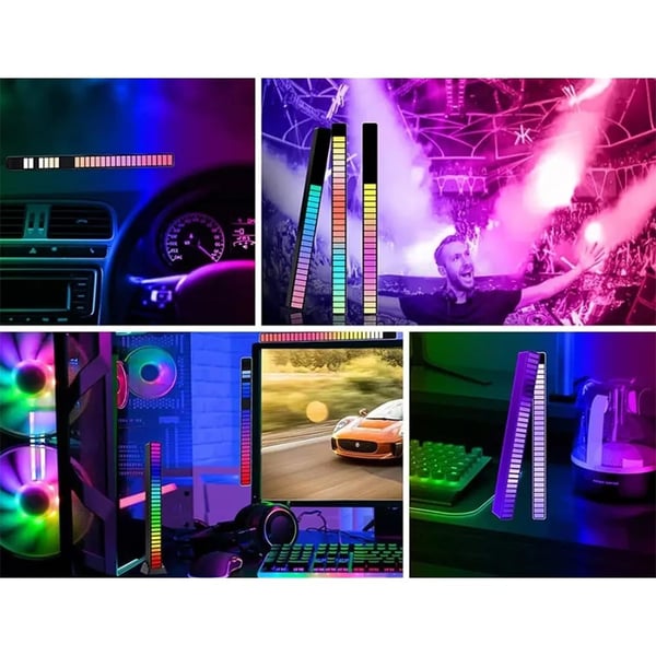 Gaming Ljudstyrd RGB Ljusstav (16 LED)