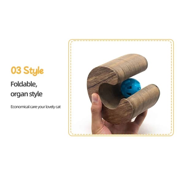 Cat Scratch Board with Built-in Ball