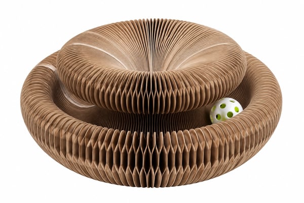 Cat Scratch Board with Built-in Ball