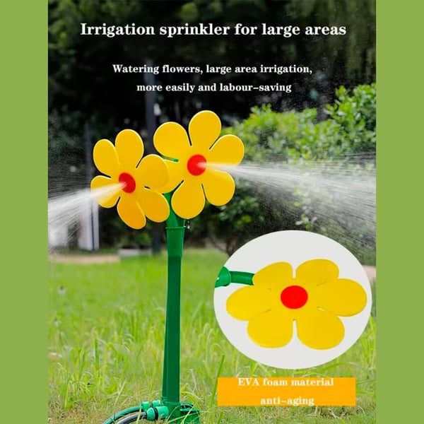 Blomstformet sprinkler - dekorativ og effektiv